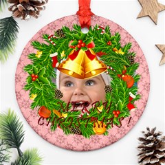 xmas - Round Ornament (Two Sides)