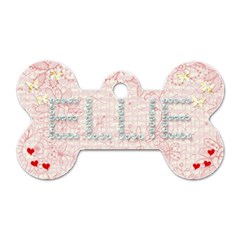 Ellie Dogtag - Dog Tag Bone (One Side)