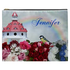 Rose garden Cosmetic Bag (XXXL) 2 sides