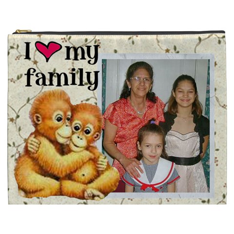 Orangutan Cosmetic Bag (xxxl) 2 Sides By Kim Blair Front