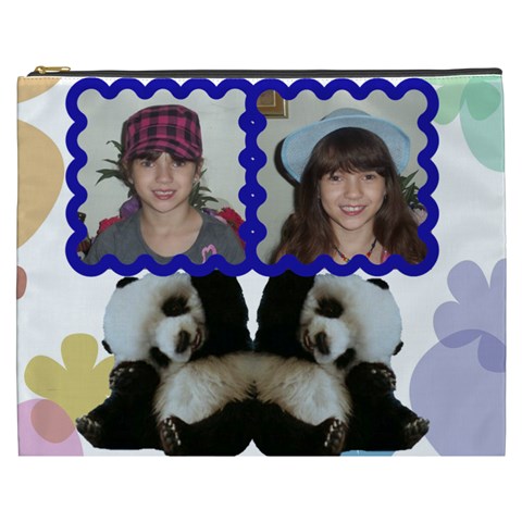 Panda Bear Cosmetic Bag (xxxl) 2 Sides By Kim Blair Front