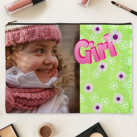 Girl Cosmetic Bag (xxxl) By Deborah Front