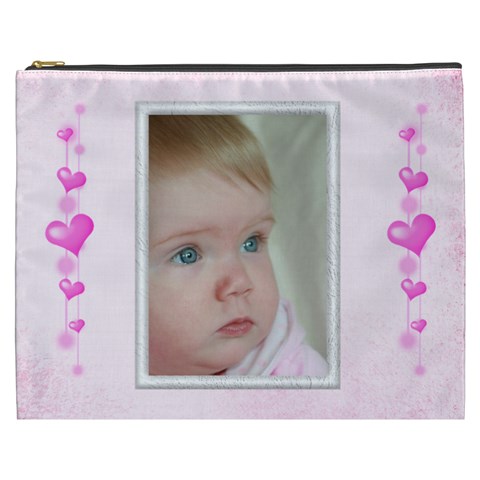 You Take My Heart Cosmetic Bag (xxxl) By Deborah Front