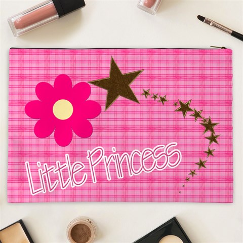 Little Princess Cosmetic Bag (xxl) By Picklestar Scraps Back