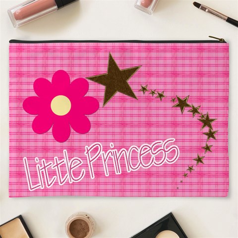 Little Princess Cosmetic Bag (xxxl) By Picklestar Scraps Back