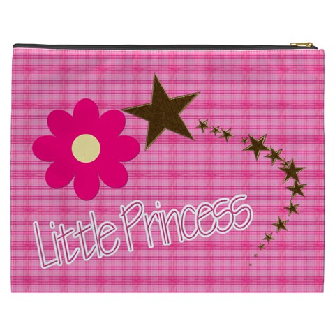 Little Princess Cosmetic Bag (xxxl) By Picklestar Scraps Back