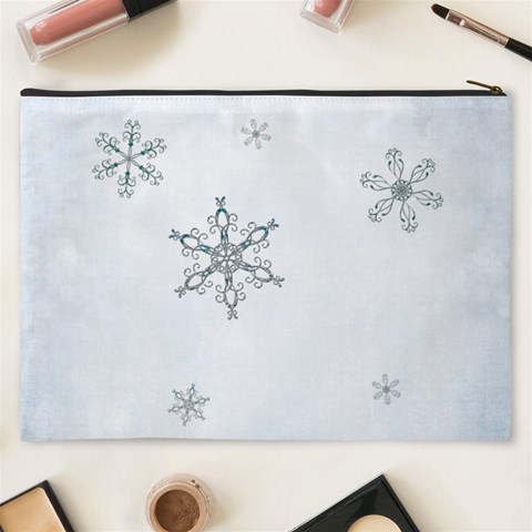 Simply Christmas Cosmetic Bag (xxxl)  By Picklestar Scraps Back