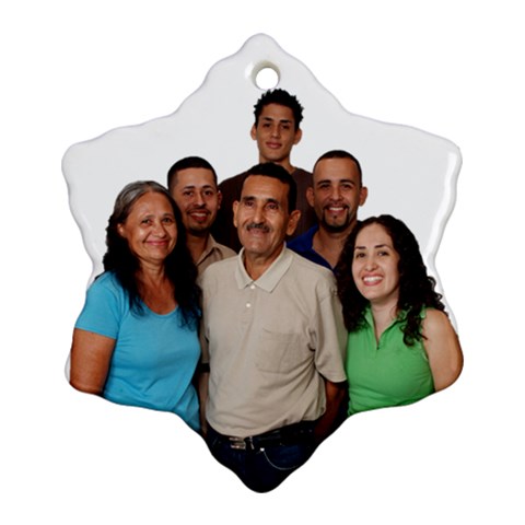Soto Family Ornament By Marilisa Front