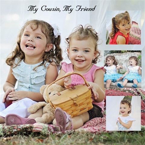 Anais And Nayeli By Violeta 8 x8  Scrapbook Page - 1