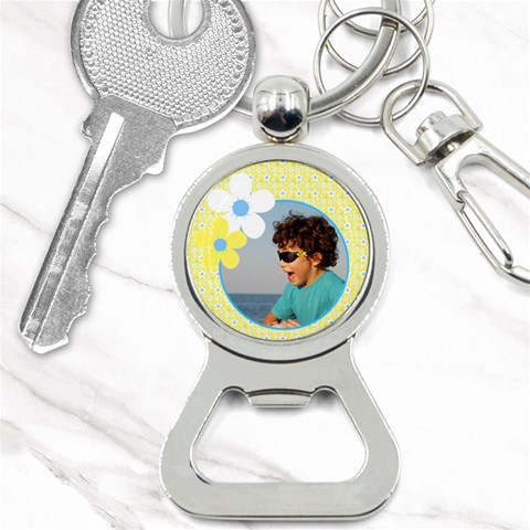 Sunny Days Bottle Opener Key Chain By Deborah Front