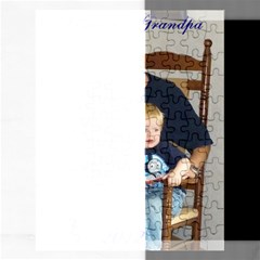 liam and grampa puzzle 2 - Jigsaw Puzzle (Rectangular)