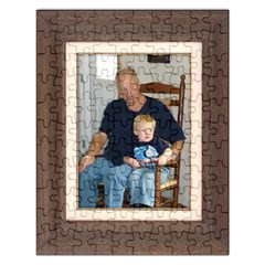 liam and grampa puzzle - Jigsaw Puzzle (Rectangular)