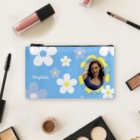 Daisy Cosmetic Bag (small) By Deborah Front