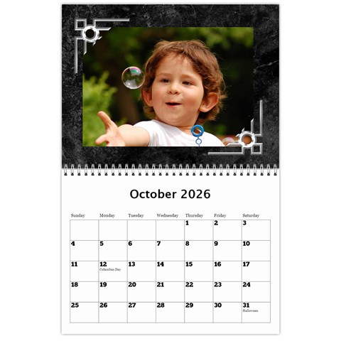 Marble 11x8 5 Wall Calendar By Deborah Oct 2026