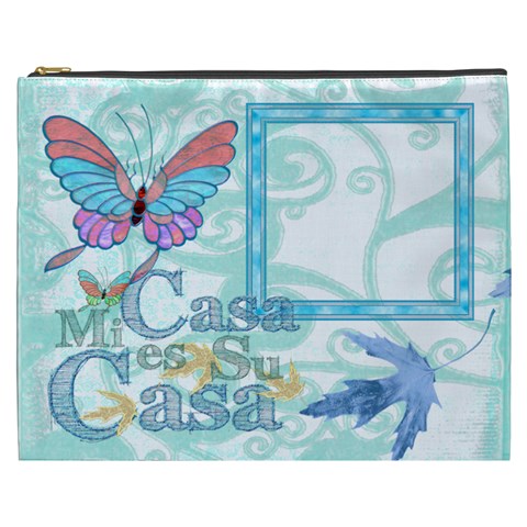 Mi Casa Xxxl Cosmetics Bag By Catvinnat Front