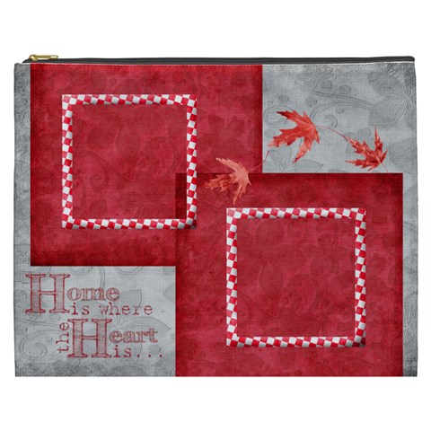 Home Xxxl Cosmetics Bag By Catvinnat Front