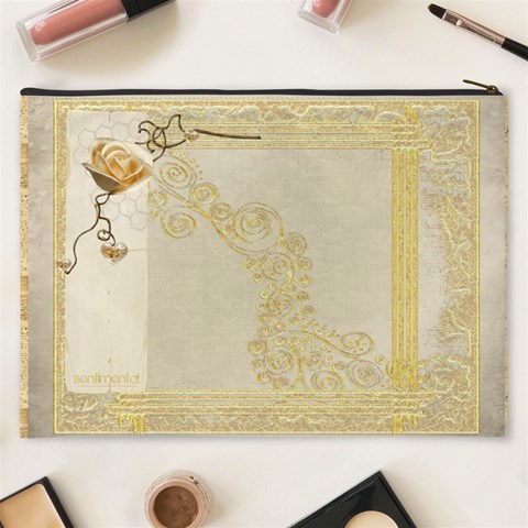 Kiss Xxxl Cosmetics Bag By Catvinnat Back