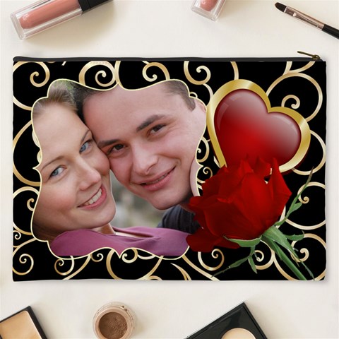 Sweet Love Cosmetic Bag Xxxl By Deborah Back