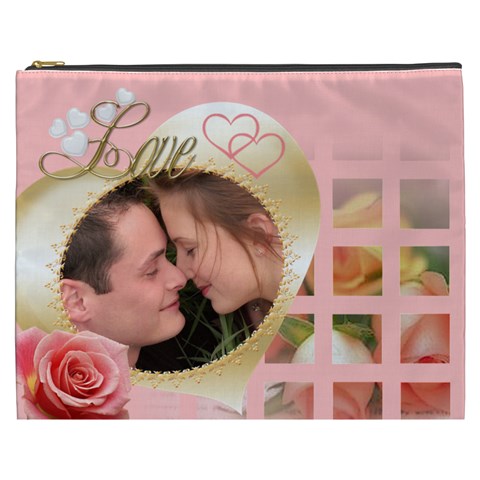 My Heart Cosmetic Bag Xxxl By Deborah Front