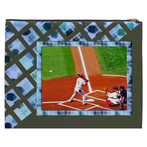 Checker Cosmetic Bag Xxxl By Deborah Back