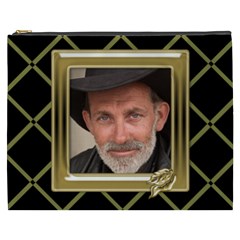 Black and gold Cosmetic Bag XXXL - Cosmetic Bag (XXXL) Black and gold Cosmetic Bag XXXL - Cosmetic Bag (XXXL)