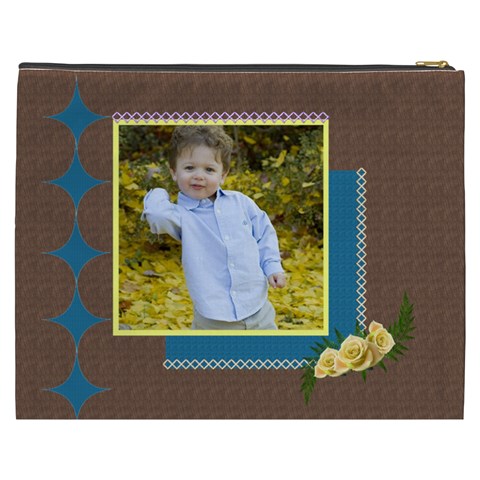 All Stitched Cosmetic Bag Xxxl By Deborah Back