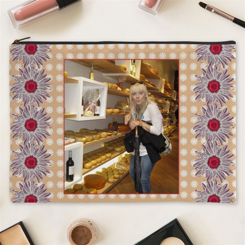 All Excited Cosmetic Bag Xxxl By Deborah Front
