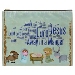 Away in a Manger XXXL  Gift Cosmetics Bag (7 styles) - Cosmetic Bag (XXXL)