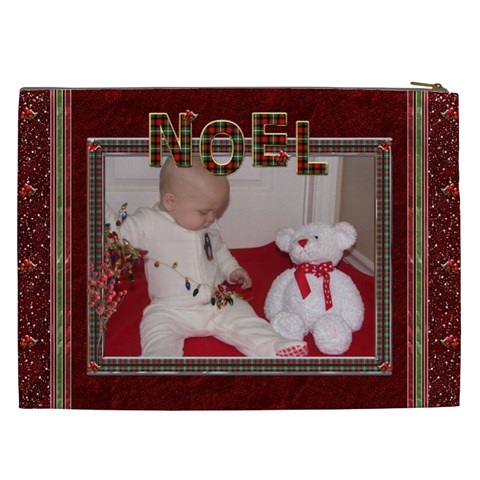 Christmas Xxl Cosmetic Bag By Lil Back