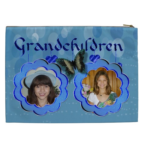 Grandchildren Cosmetic Bag (xxl) 2 Sides By Kim Blair Back
