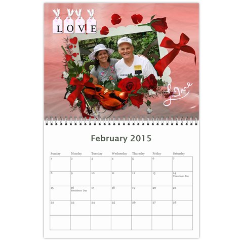 All Occassion 2015 Calendar By Kim Blair Feb 2015