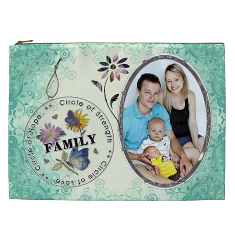 Family Xxl Cosmetic Bag By Lil Front