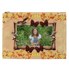 Butterfly boarder Cosmetic Bag (XXXL) 2 sides (7 styles) - Cosmetic Bag (XXL)