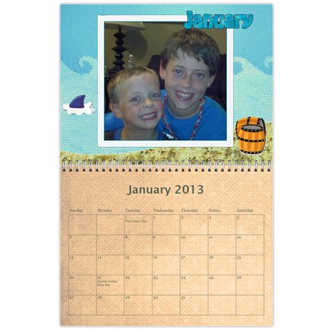 2013 Calendar By Melissa Jan 2013