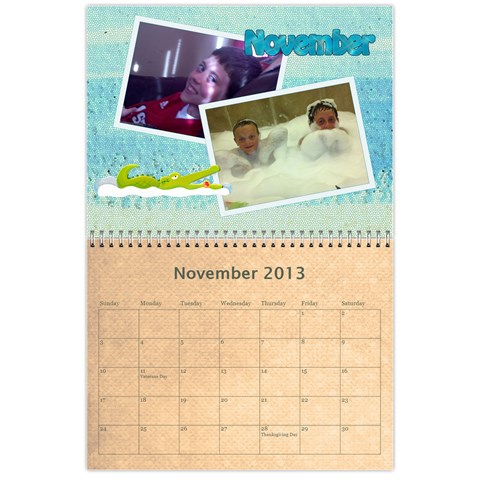 2013 Calendar By Melissa Nov 2013
