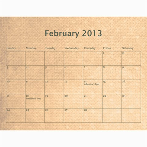 2013 Calendar By Melissa Apr 2013