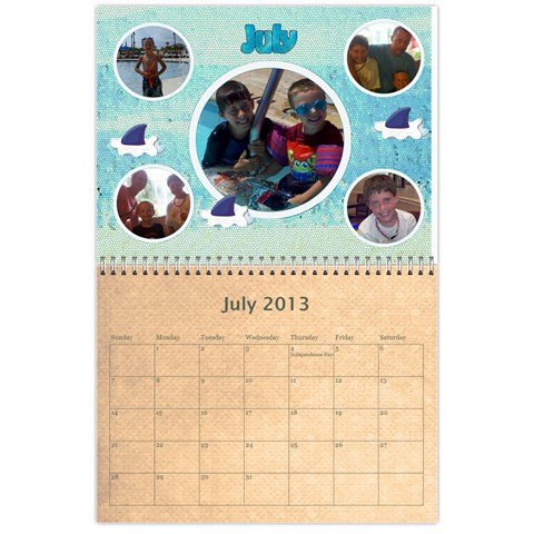 2013 Calendar By Melissa Jul 2013
