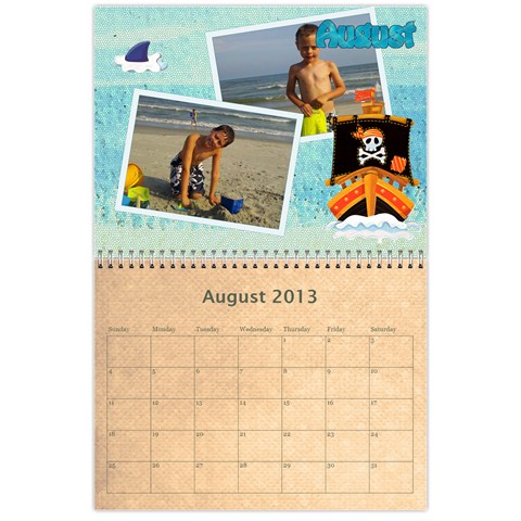 2013 Calendar By Melissa Aug 2013