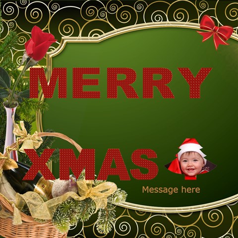 Merry Christmas 3d Card By Deborah Inside