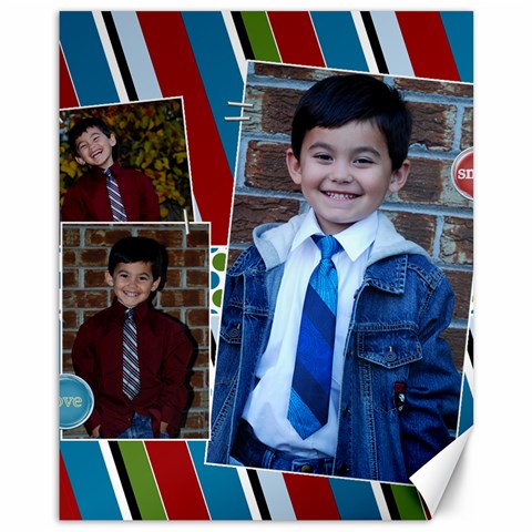 Fun Boy Canvas 14x11  By Angela Anos 10.95 x13.48  Canvas - 1