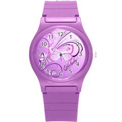 Melody Round Plasstic watch small - Round Plastic Sport Watch (S)