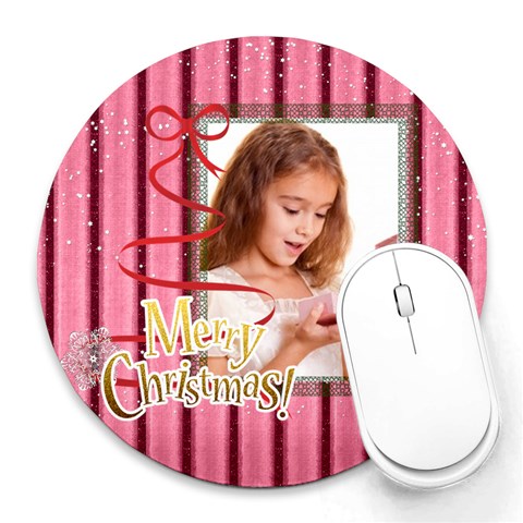 Kids By Joely 8 x8  Round Mousepad - 1