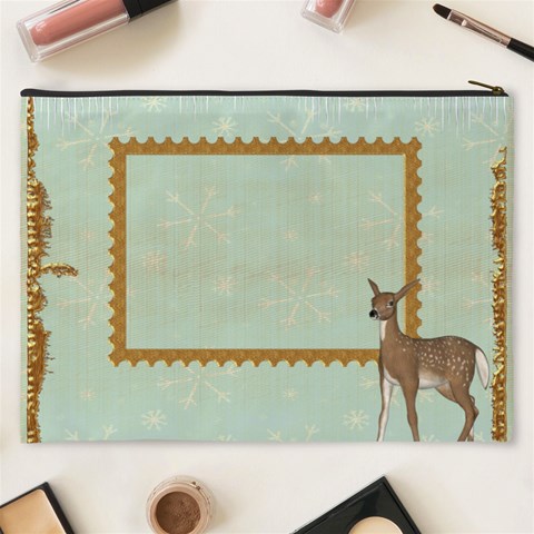 All Is Calm  Xxxl  Gift Cosmetics Bag By Catvinnat Back