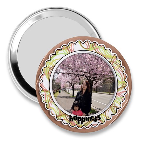 3  Handbag Mirror Happy Family By Angel Front