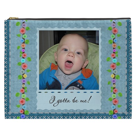 Gotta Be Me Xxxl Cosmetic Bag By Lil Front