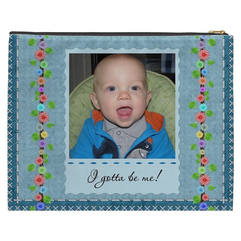 Gotta Be Me Xxxl Cosmetic Bag By Lil Back