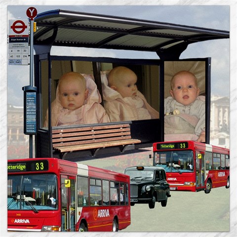 London s Best By Rivke 15.2 x15.41  Canvas - 1