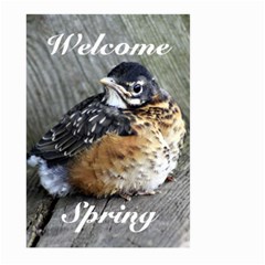 spring bird - Large Garden Flag (Two Sides)