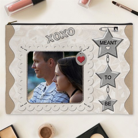 Love Xxxl Cosmetic Bag By Lil Front