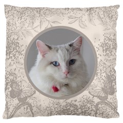 Coffee and Cream Large Cushion Case (2 sided) - Large Cushion Case (Two Sides)